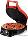 пиццамейкер, 1800 Вт, поверхность: сковорода, красный обзор