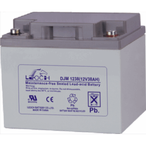 Аккумулятор LEOCH-DJM-1238 12В 38Ач 197x165x170 мм Обратная (-+)