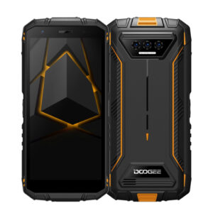 Защищенный смартфон Doogee S41T (4/64 черный/оранжевый)