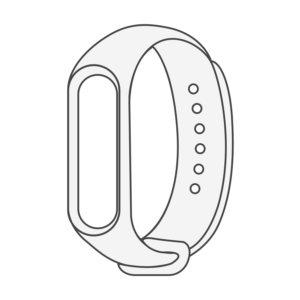 Ремешок для Xiaomi Smart Band 8/9 Bingo TPU (белый)