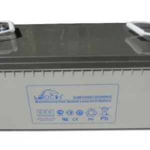 Аккумулятор LEOCH-DJM-12-200 12В 200Ач 522x240x224 мм Прямая (+-)