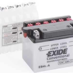Аккумулятор EXIDE EB4L-A 12В 4Ач 50CCA