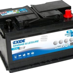 Аккумулятор EXIDE Dual AGM EP600 12В 70Ач 750CCA