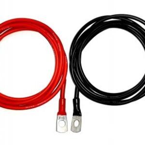 Комплект кабелей красный/черный 45А с наконечником M10, 3м