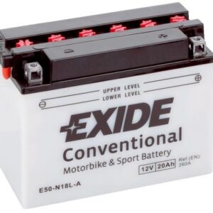 Аккумулятор EXIDE E50-N18L-A 12В 20Ач 260CCA