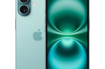 Смартфон Apple iPhone 16 128Gb SIM+eSIM (бирюзовый)