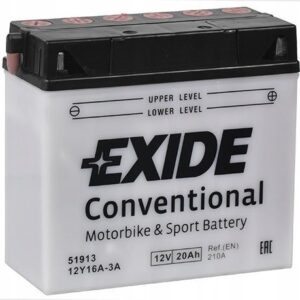 Аккумулятор EXIDE 12Y16A-3A 12В 20Ач 210CCA