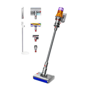 Вертикальный беспроводной пылесос Dyson V12s Detect Submarine Slim (желтый/никель)