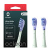 Сменные насадки Oclean Ultra White UW01 контроль зубного налета (жесткая щетина) 2 шт (зеленый)