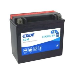 Аккумулятор EXIDE ETX20HL-BS 12В 18Ач 270CCA