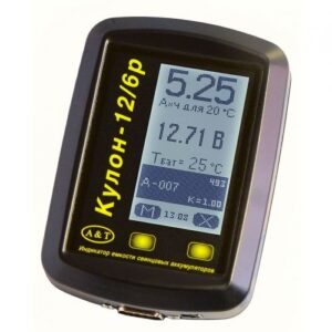 Индикатор емкости свинцовых аккумуляторов (тестер аккумуляторов) Кулон-12/6p