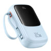 Внешний аккумулятор Baseus Qpow Pro+ Digital Display Fast Charge Type-C 20000mAh 22.5W (синий)