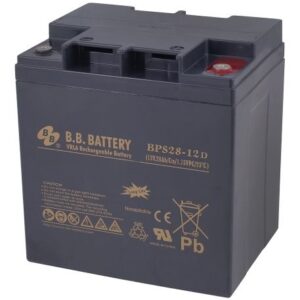 Аккумулятор B.B.Battery BPS28-12D 12В 28Ач 165x125x175 мм Обратная (-+)