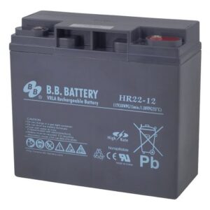 Аккумулятор B.B.Battery HR 22-12 12В 22Ач 181x76x166 мм Обратная (-+)