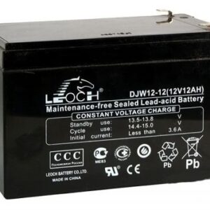 Аккумулятор LEOCH-DJW-12-12-F2 12В 12Ач 151x98x101 мм Прямая (+-)