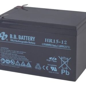 Аккумулятор B.B.Battery HR 15-12 12В 15Ач 151x98x94 мм Прямая (+-)