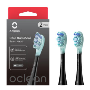 Сменные насадки Oclean Ultra Gum Care UG02 для чувствительных десен (мягкая щетина) 2 шт (черный)