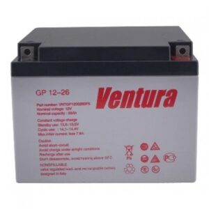 Аккумулятор Ventura GP 12-26 12В 26Ач 178x166x125 мм Прямая (+-)
