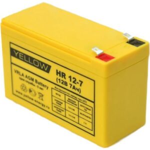 Аккумулятор Yellow HR 12-7 YL 12В 7Ач 151x65x100 мм Прямая (+-)