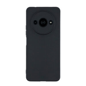Чехол для Redmi A3 бампер AT Silicone case (черный)