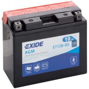 Аккумулятор EXIDE ET12B-BS 12В 10Ач 160CCA