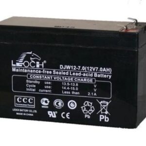 Аккумулятор LEOCH-DJW-12-7 12В 7Ач 151x65x100 мм Прямая (+-)