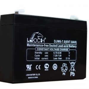 Аккумулятор LEOCH-DJW-6-7-F1 6В 7Ач 151x34x100 мм Прямая (+-)