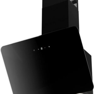 конструкция наклонная, монтаж настенный, ширина 59.5 см, управление сенсорное, производительность мотора 1020 м?/ч, цвет черный обзор