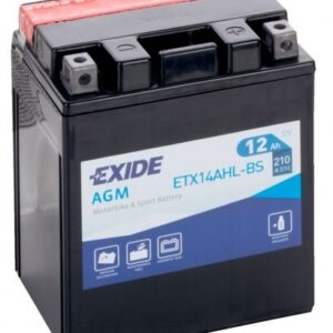 Аккумулятор EXIDE ETX14AHL-BS 12В 12Ач