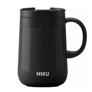 Термокружка MIKU с ручкой (черный)