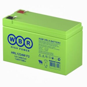 Аккумулятор WBR HRL 1234W 12В 8,5Ач 151x65x102 мм Прямая (+-)