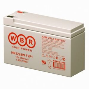Аккумулятор WBR HR 1224W 12В 6Ач 151x51x101 мм Прямая (+-)