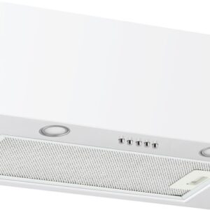 конструкция скрытая, монтаж для встраивания, ширина 59.8 см, управление механическое/кнопочное, производительность мотора 1000 м?/ч, цвет белый обзор