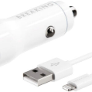 Зарядное устройство автомобильное А16 2USB + кабель USB-А-Lighning / 23200 21век