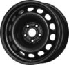 Штампованный диск 17001 17x7.5" 5x108мм DIA 63.35мм ET 52.5мм Black 21век