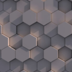 Фотообои листовые 3D Шестиугольники 3 21век