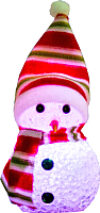 Световая фигурка Снеговик 513-019 21век
