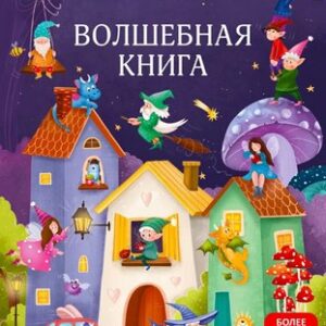 Развивающая книга Виммельбух с наклейками. Волшебная книга
