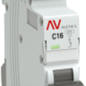 Выключатель автоматический Averes AV-6 1P 16A (C) 6kA / mcb6-1-16C-av 21век