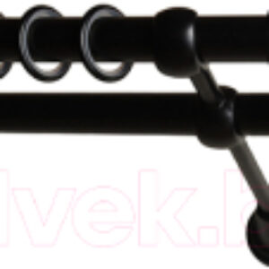Карниз для штор Decor Цилиндр 088 2р гладкий 25/19мм 21век