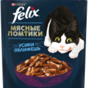 Влажный корм для кошек Мясные Ломтики с уткой 21век