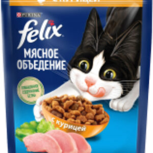 Сухой корм для кошек Мясное объедение курица 21век