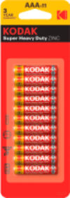 Комплект батареек KAAHZ-10+1 R03-10+1BL Super Heavy Duty / Б0029117 21век
