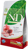 Сухой корм для кошек N&D Grain Free Cat Chicken & Pomegranate Neutered 21век