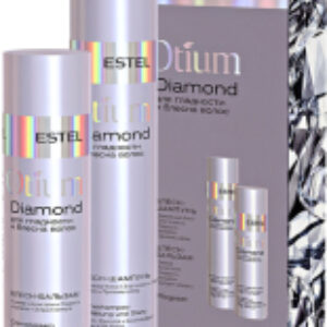 Набор косметики для волос Otium Diamond для гладкости и блеска Шампунь 250мл+Бальзам 200мл 21век