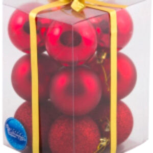 Набор шаров новогодних PB6-12SMB-R / R101860 21век