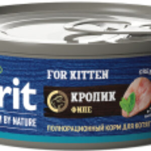 Влажный корм для кошек Premium By Nature для котят с мясом кролика / 5051205 21век