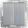 Выключатель WL02-SW-2G-2W-LED / a030793 21век