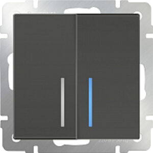 Выключатель WL07-SW-2G-LED / a029879 21век