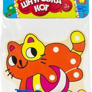 Развивающий игровой набор Шнуровка Кот / ШН04 21век